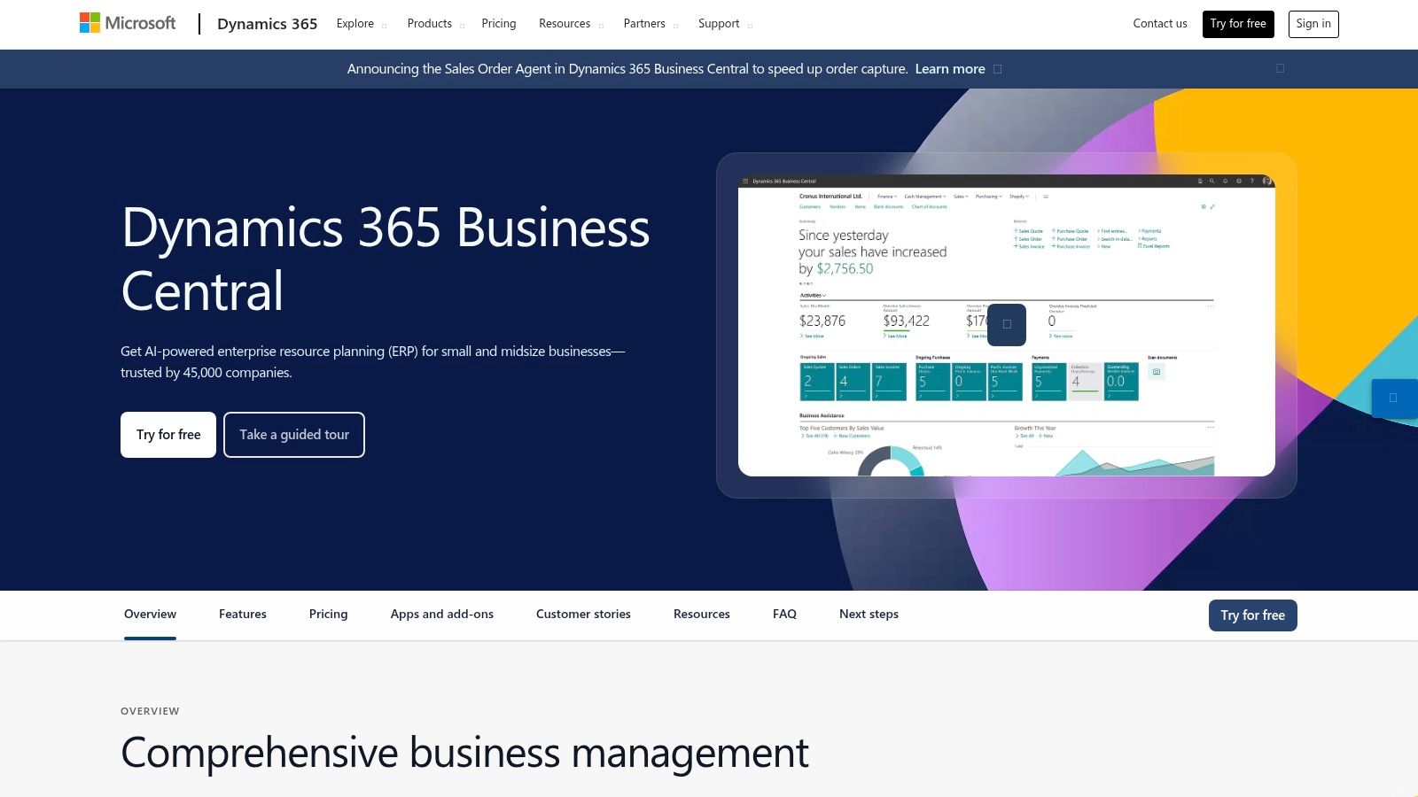 Microsoft Dynamics 365 Business Central (Singapore)
